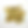 22 boutons en résine doré - 18mm - tr3744