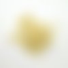 40 boutons en résine jaune / beige - 9mm - tr3747