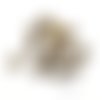 14 boutons en résine doré - 14mm - tr3773