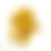 39 boutons en résine moutarde / jaune - 14mm - tr3819