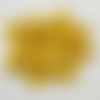 25 boutons en résine moutarde / jaune - 18mm - tr3820