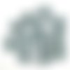 12 boutons en résine vert - 22mm - tr3823