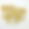10 boutons en résine beige - 23mm et 18mm - tr3837