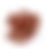 26 boutons en résine marron - 15mm - tr4053
