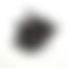 39 boutons en résine noir - 15mm - tr4091