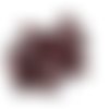 30 boutons en résine marron - 15mm et 17mm - tr4113