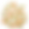 26 boutons en bois fantaisie chouette multicolore - 20mm - 1