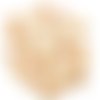 24 boutons en bois fantaisie chouette multicolore - 20mm - 4