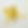 30 boutons en résine jaune - 14mm - tr4114