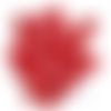 30 boutons en résine rouge foncé - 17mm - tr4127