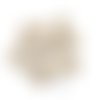 18 boutons en résine beige - 15mm - tr4143