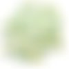 30 boutons en bois fantaisie - chouette multicolore - 15x15mm - 8