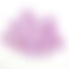 12 boutons en résine lilas - 17mm - tr4149