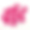 11 boutons en résine fuchsia - 18mm - abd2