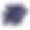 15 boutons en résine bleu foncé - 18mm - abd21