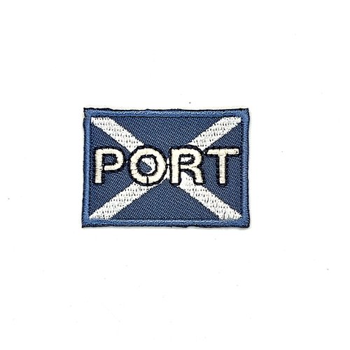 1 thermocollant / écusson à coudre - port - 27x38mm