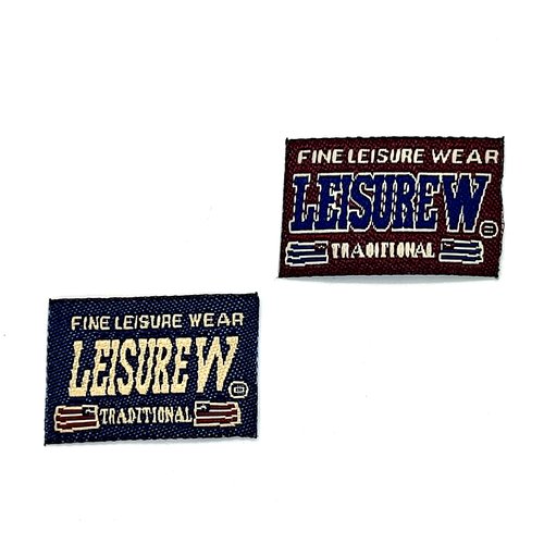 2 thermocollants / écussons à coudre - leisurew - 20x30mm