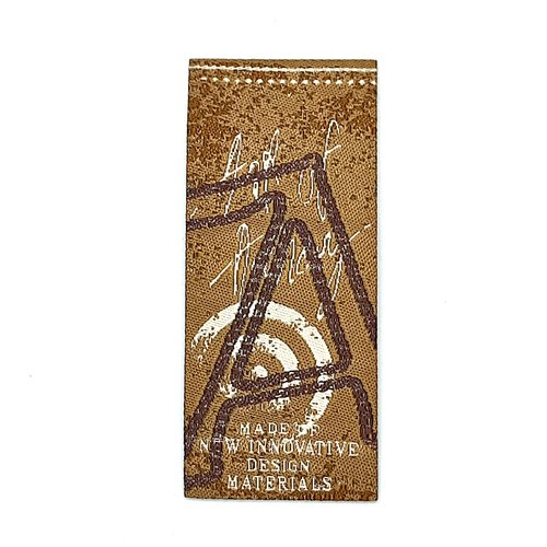 1 thermocollant / écusson à coudre - design materials - 30x70mm