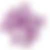 14 boutons en résine lilas foncé / violet - 11x11mm - abd105bis