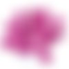 22 boutons en résine rose foncé - 14mm - abd133