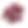 48 boutons en résine violet - 14mm et 11mm - abd136