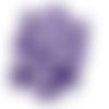 10 boutons en résine violet - 23mm et 27mm - abd206