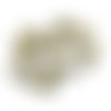 24 boutons en résine argenté et jaune - 15mm et 18mm - abd229