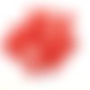 21 boutons en résine rouge - 18mm - abd310