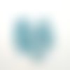 17 boutons en résine bleu - 15mm - abd357
