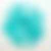34 boutons en résine bleu - 15mm et 12mm - abd376