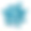 33 boutons en résine bleu - 14mm - abd375