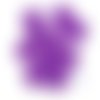 10 boutons en résine lilas foncé - 20mm - abd393