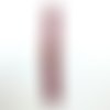 1 bouton brandebourg en cuir bordeaux - 16cm fermé - abd421