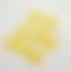 8 boutons en résine jaune - 18mm - abd483