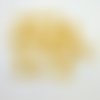 16 boutons en résine jaune / orangé - 12x12mm - abd511