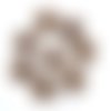 8 boutons en coco marron - 25/26mm - tr4242
