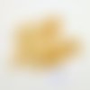 19 boutons en résine jaune et orange - 12mm - abd515