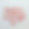 10 boutons en résine rose - fleur - 15mm - abd555