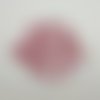 30 boutons en résine transparent et bordeaux moucheté - 12mm - abd587