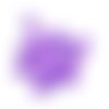 20 boutons en résine lilas foncé - 15mm - abd623