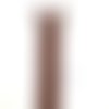 1 fermeture éclair marron clair - 20cm - non séparable , maille nylon