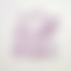 9 boutons en nacre lilas - 18mm - abd651