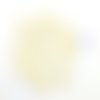 10 boutons fantaisie en résine jaune et blanc (papa et maman) - 15mm - abd674