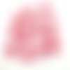14 boutons en résine rouge clair - 18mm - abd697