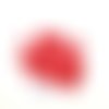 38 boutons en résine rouge - 10mm - abd719