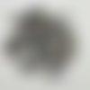 35 boutons en résine gris - abd743