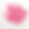 35 boutons en résine rose bonbon - 11mm - abd782
