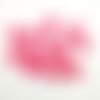 16 boutons en résine rose - 15mm - abd772