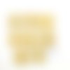 8 boutons en résine beige - 20mm - tr4305