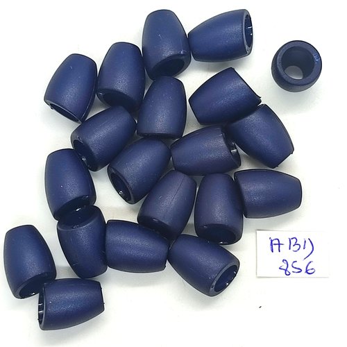 10 embouts en résine pour cordon bleu marine - 12mm - abd856